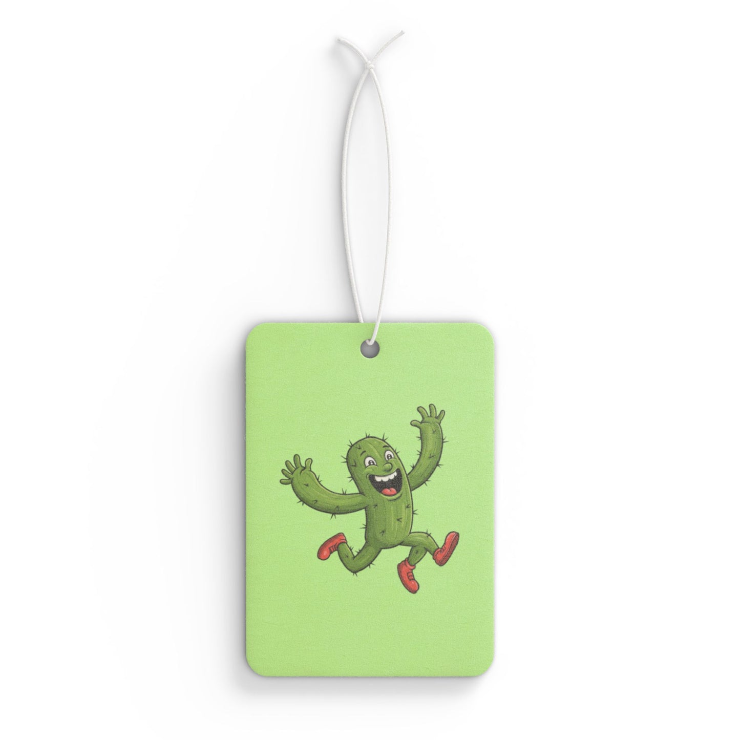 Running Cactus Car Air Freshener -  Power Car Freshener: Fresh Scent, Long-Lasting Fragrance, Funny Design