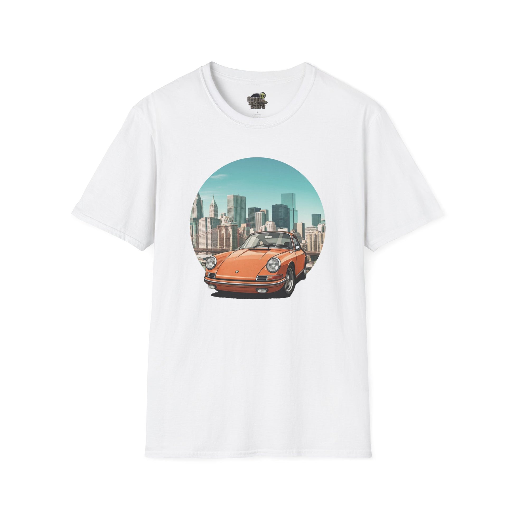 Porsche 911 Unisex T-Shirt - Vintage Power Icon S White