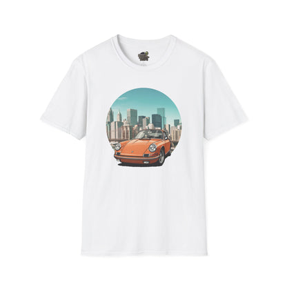 Porsche 911 Unisex T-Shirt - Vintage Power Icon S White