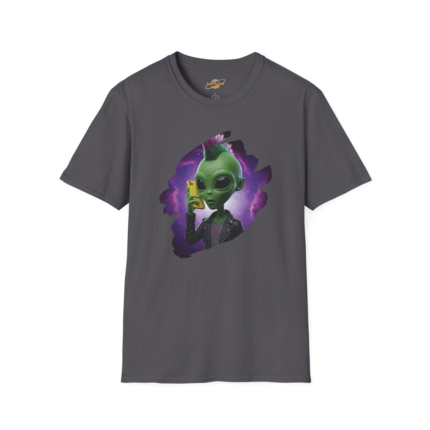 Alien Punk Sci-Fi Streetwear Tee - Cyberpunk Graphic Shirt