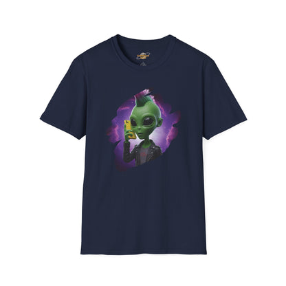 Alien Punk Sci-Fi Streetwear Tee - Cyberpunk Graphic Shirt