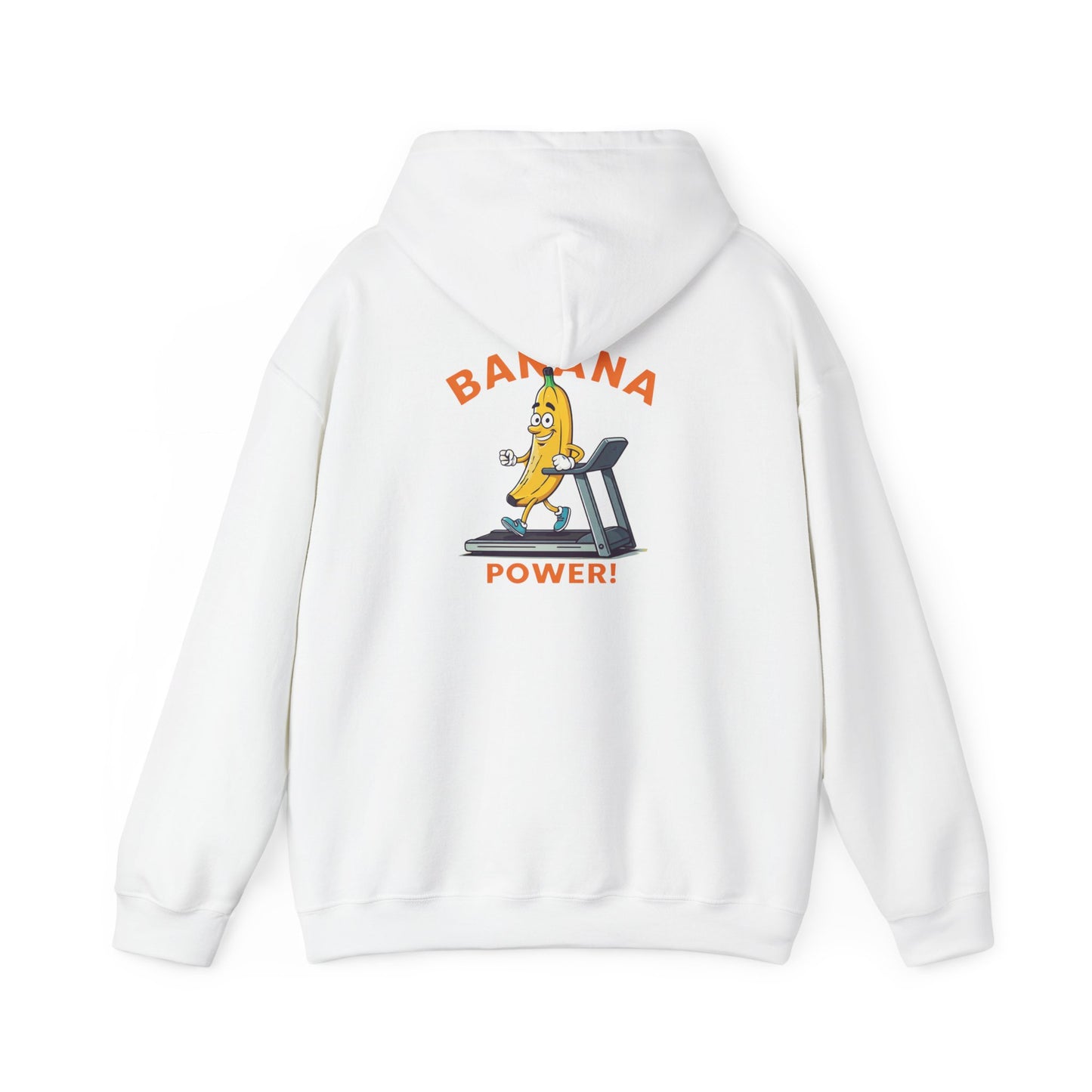 Banana Power! Hoodie - Stay Fit and Stylish with Our Funny Banana Workout Design. Perfect for Gym Rats and Fruit Lovers!