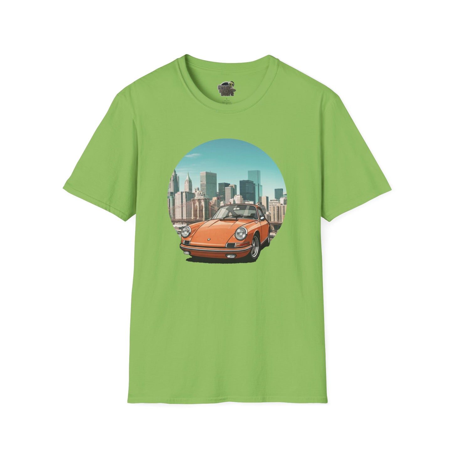 Porsche 911 Unisex T-Shirt - Vintage Power Icon Lime