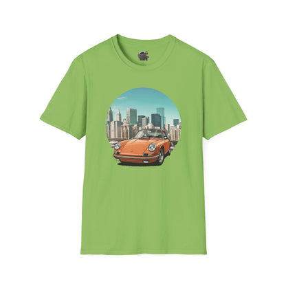 Porsche 911 Unisex T-Shirt - Vintage Power Icon Lime