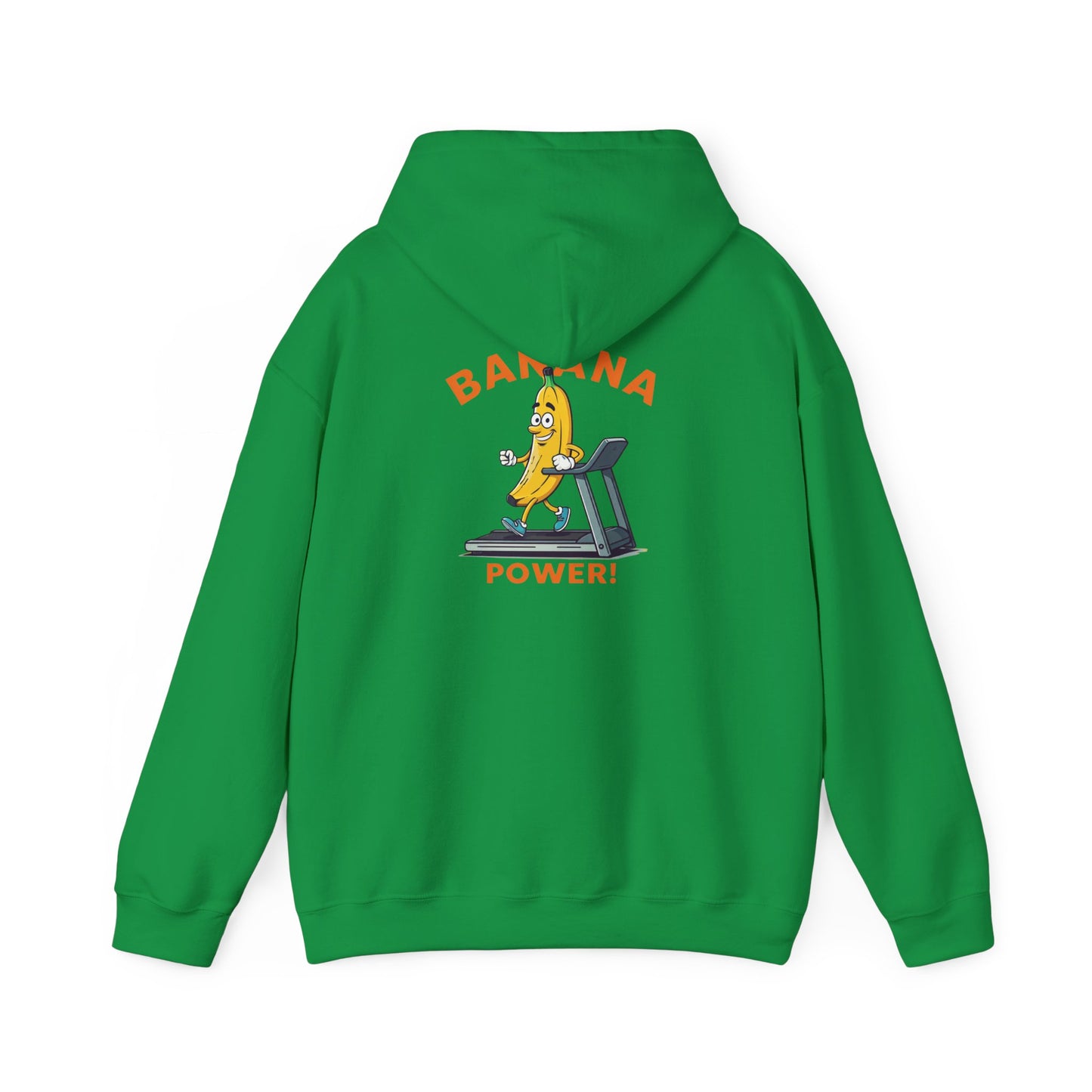 Banana Power! Hoodie - Stay Fit and Stylish with Our Funny Banana Workout Design. Perfect for Gym Rats and Fruit Lovers!