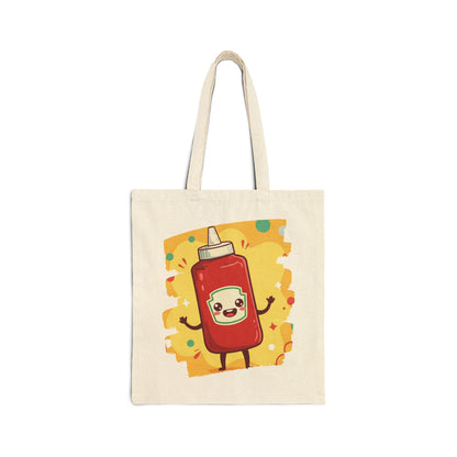 The Crimson Splash – Happy Ketchup Confetti Tote