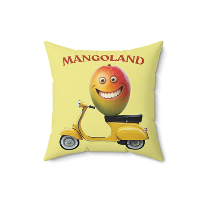 The Golden Escape: The Mangoland Scooter Journey Pillow