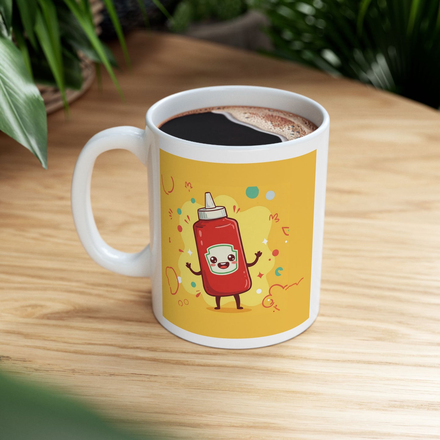 The Crimson Catalyst | Street Foods Ketchup Ceramic Mug