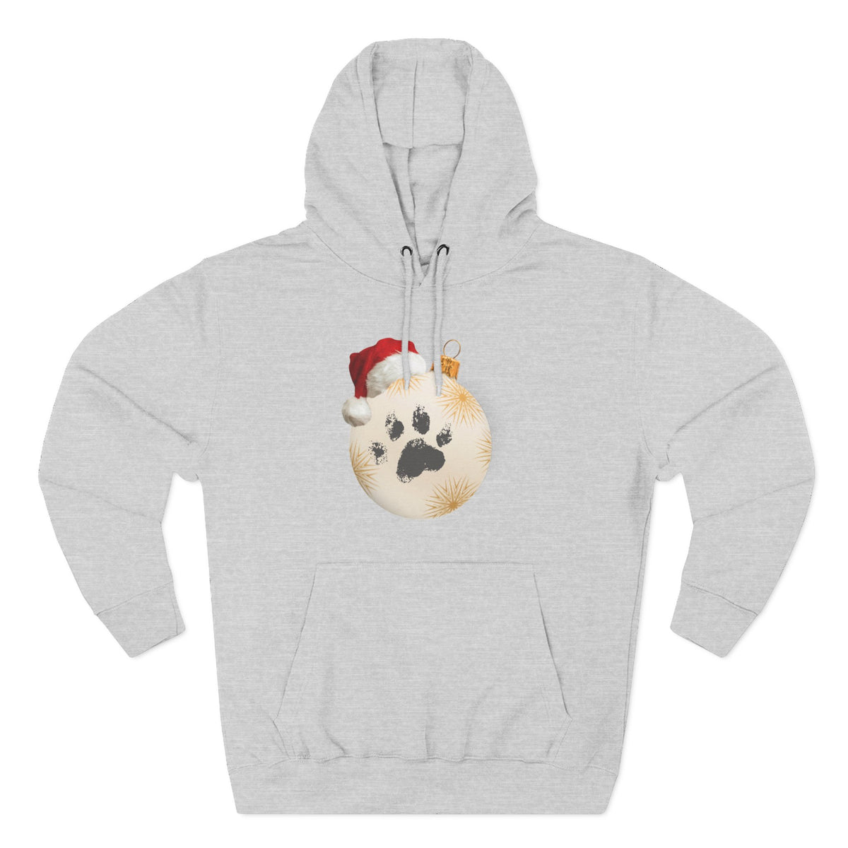 Copy of Copy of Three-Panel Fleece Hoodie - happy holiday gorilla