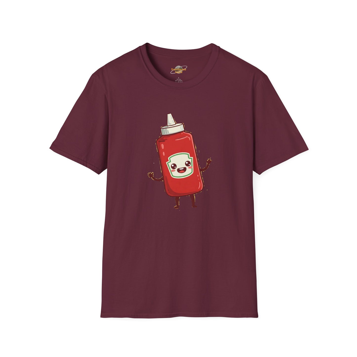 The Crimson Splash – Happy Ketchup Confetti Tee