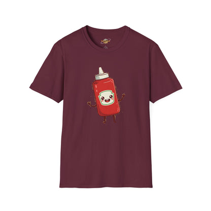 The Crimson Splash – Happy Ketchup Confetti Tee