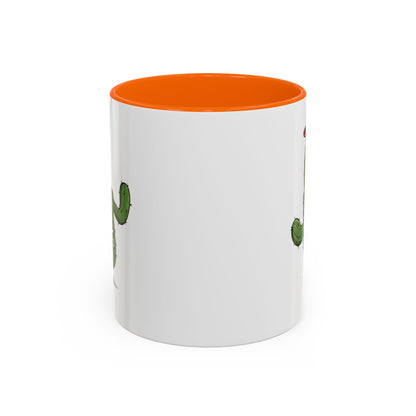 Cactus Mania Upside Down Cactus Mug - Unique & Fun Ceramic Cup for All Ages