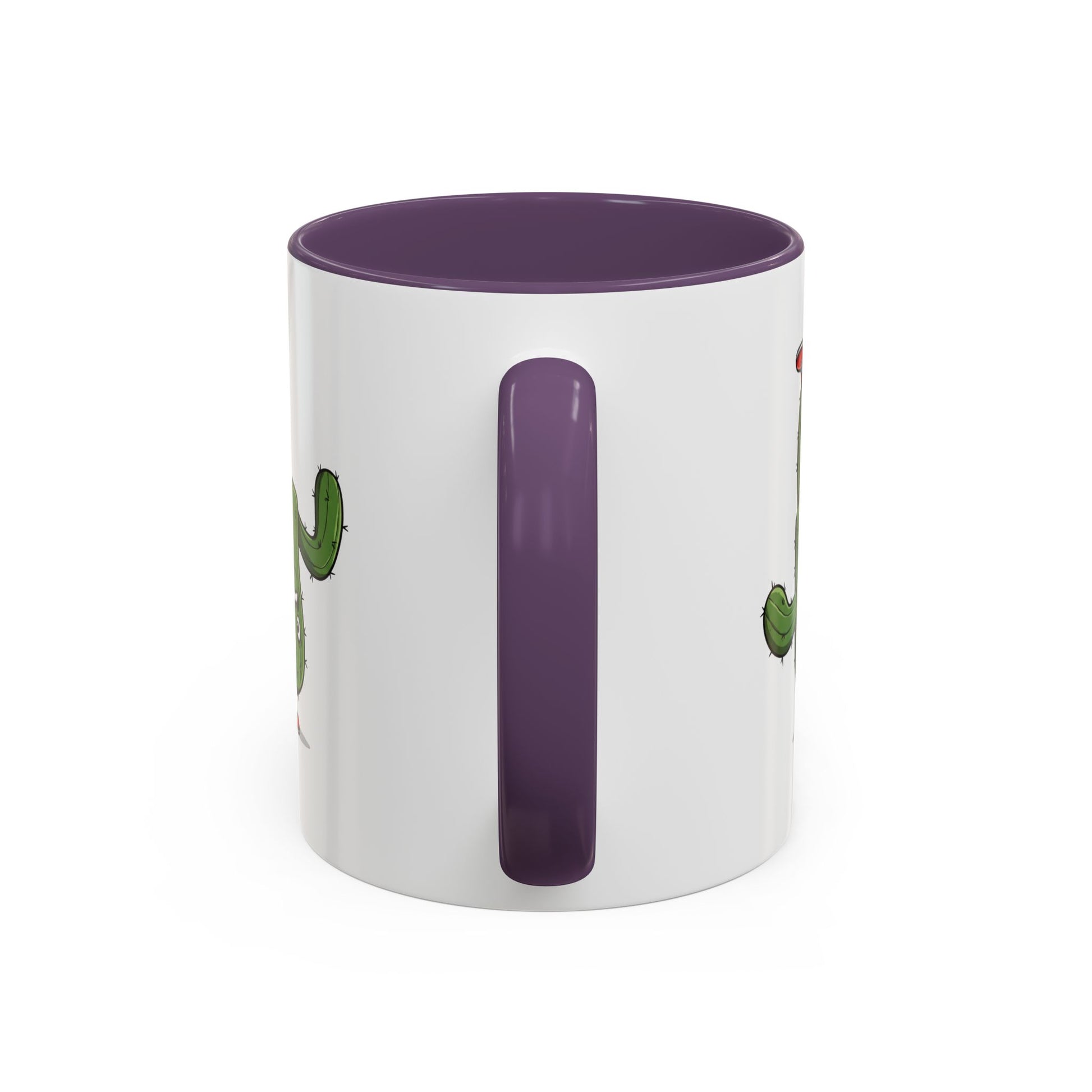 Cactus Mania Upside Down Cactus Mug - Unique & Fun Ceramic Cup for All Ages