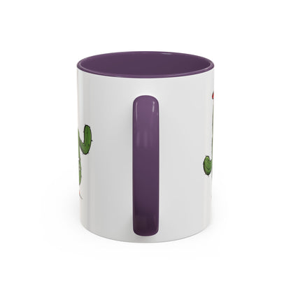Cactus Mania Upside Down Cactus Mug - Unique & Fun Ceramic Cup for All Ages