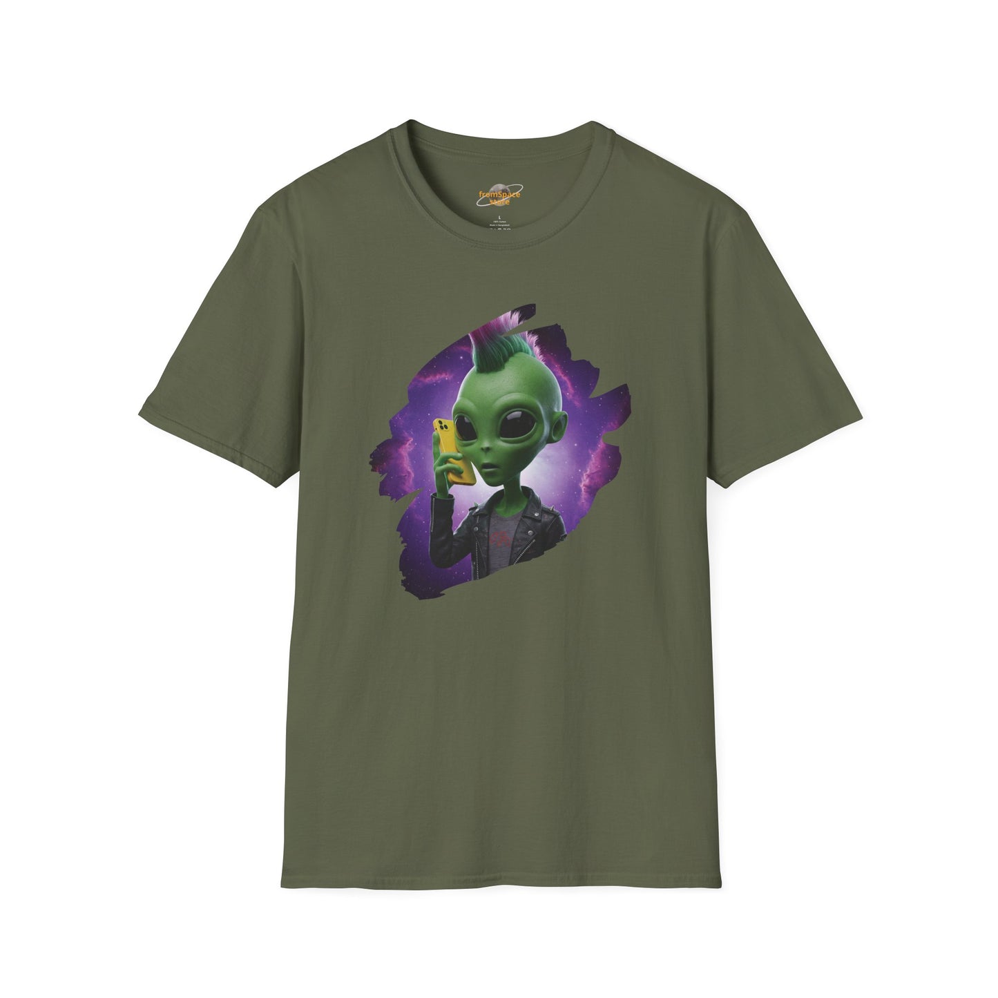 Alien Punk Sci-Fi Streetwear Tee - Cyberpunk Graphic Shirt