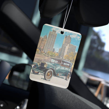Vintage Detroit Car Air Freshener