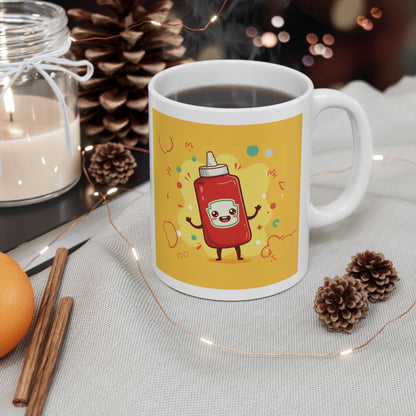 The Crimson Catalyst | Street Foods Ketchup Ceramic Mug