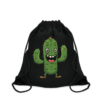 Joy Cactus" Drawstring Bag - Fun & Durable Backpack for Plant Lovers One size