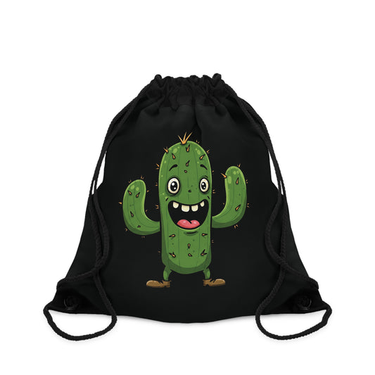 Joy Cactus" Drawstring Bag - Fun & Durable Backpack for Plant Lovers One size