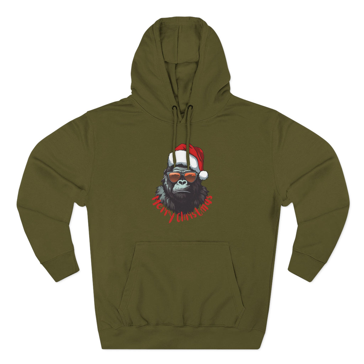Three-Panel Fleece Hoodie - gorilla sunglasses