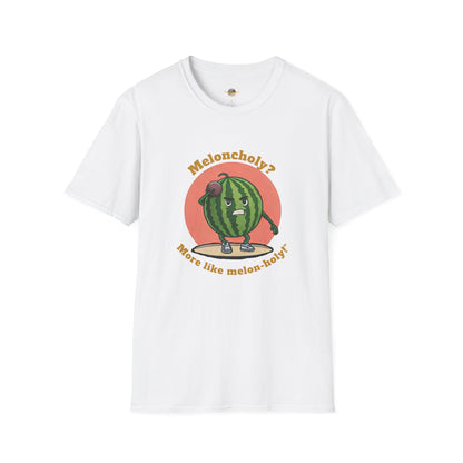 Melon-Holy t-shirt: Funny Watermelon Shot Put Tee