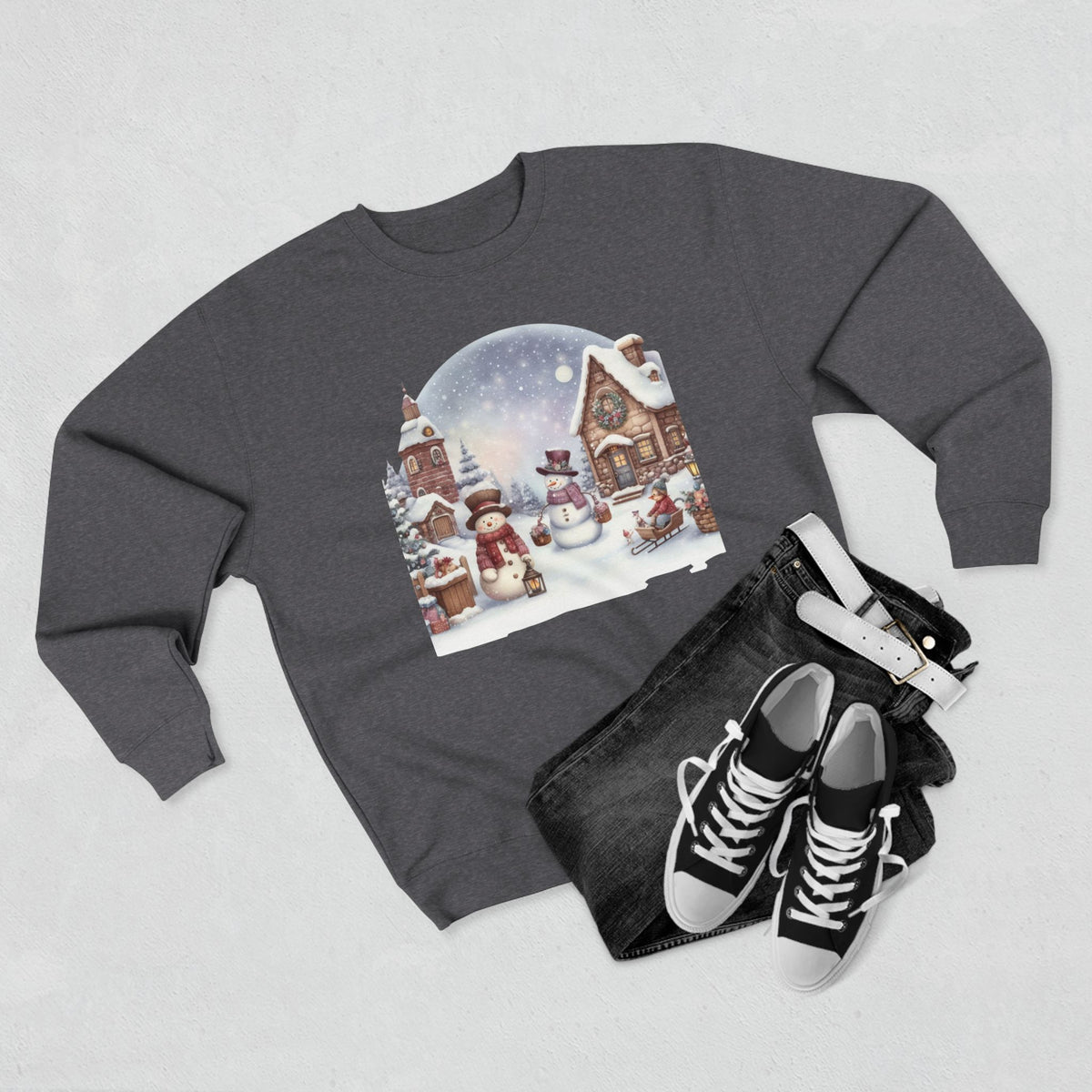 Unisex Crewneck Sweatshirt - snowman design