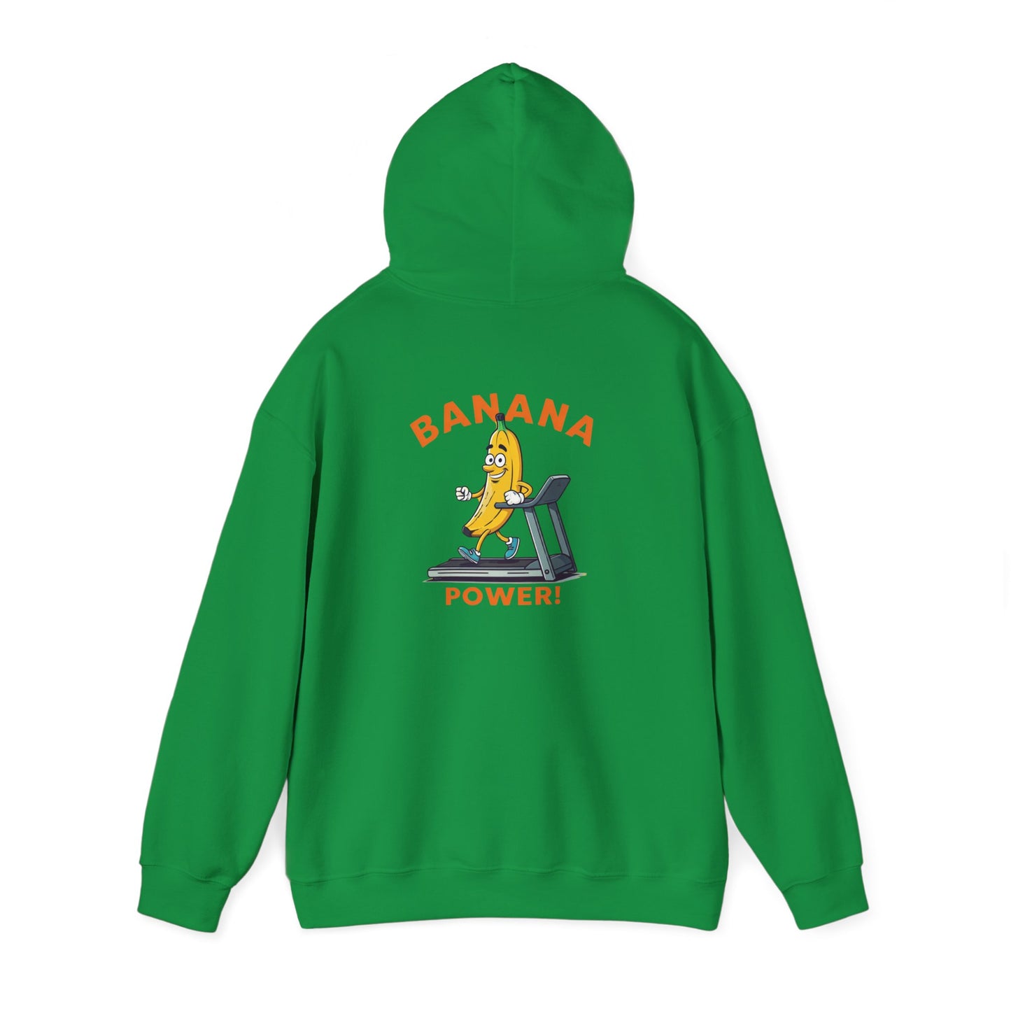 Banana Power! Hoodie - Stay Fit and Stylish with Our Funny Banana Workout Design. Perfect for Gym Rats and Fruit Lovers!
