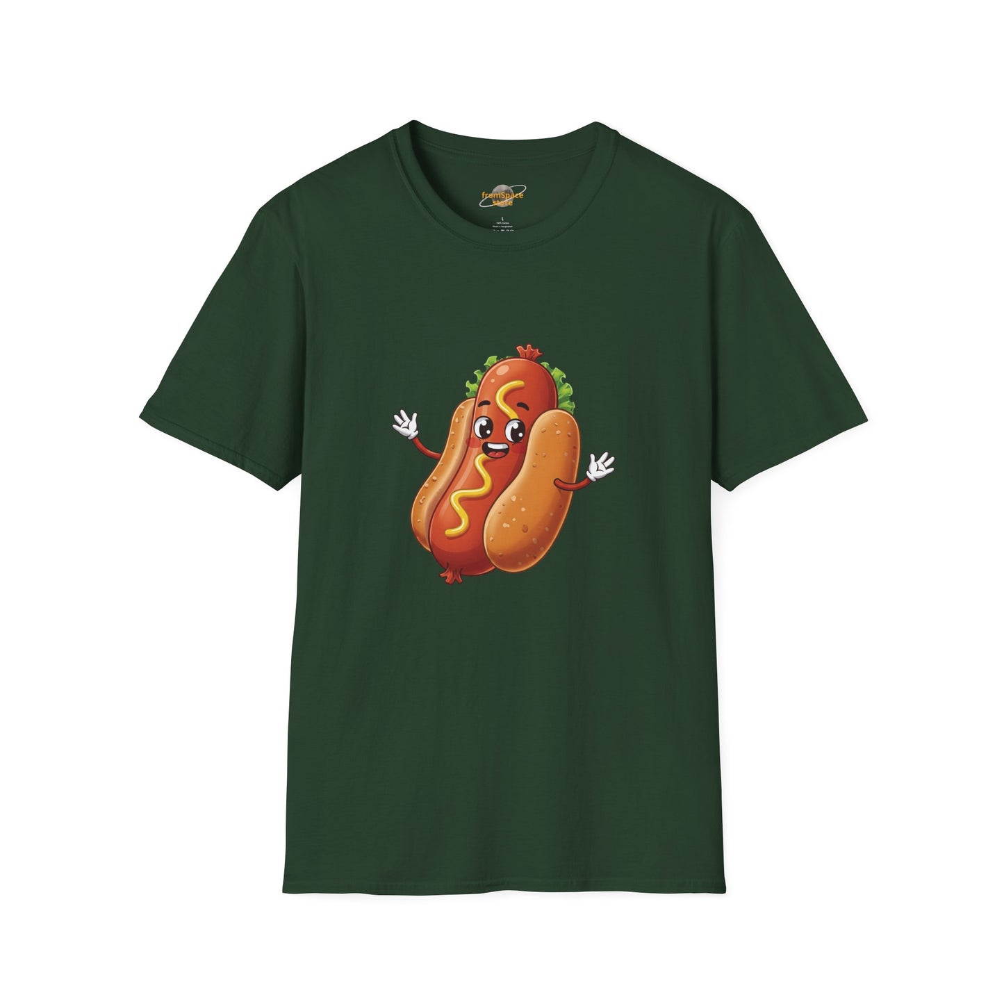 The Mustard Maestro – Classic Hotdog Graphic Tee