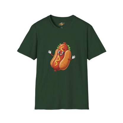 The Mustard Maestro – Classic Hotdog Graphic Tee