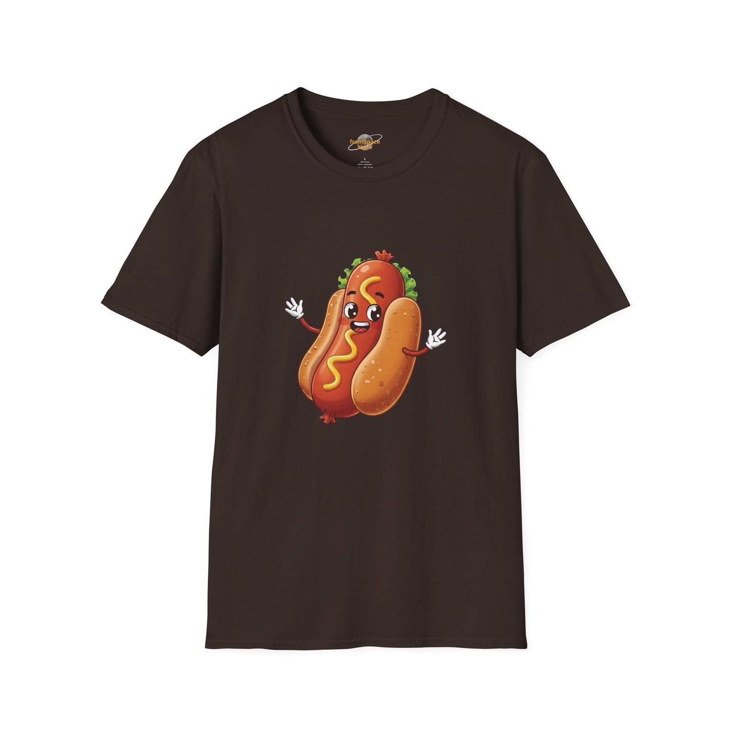 The Mustard Maestro – Classic Hotdog Graphic Tee