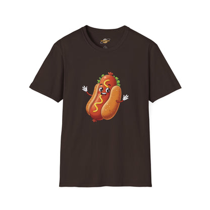 The Mustard Maestro – Classic Hotdog Graphic Tee