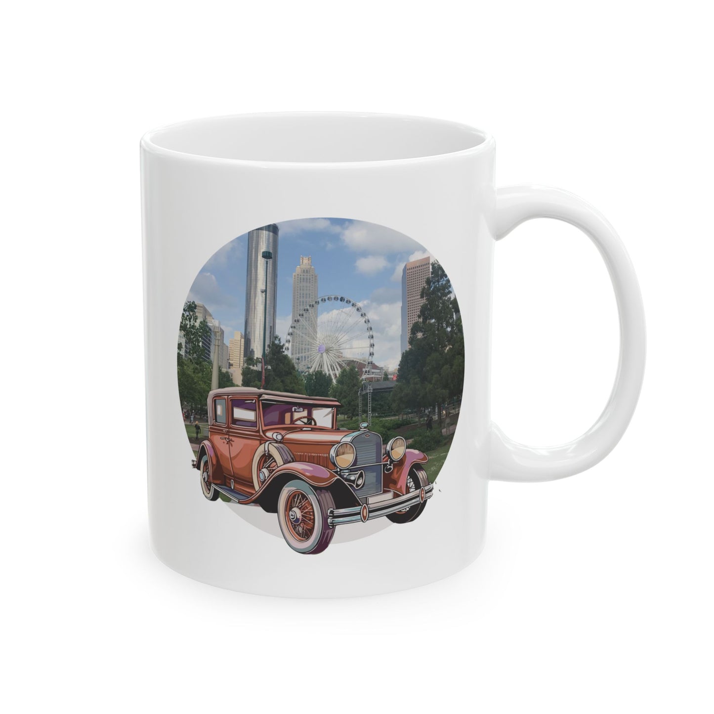 Copy of Ford Atlanta Skyliner Vintage Mug - Relive 1930s American Car Charm