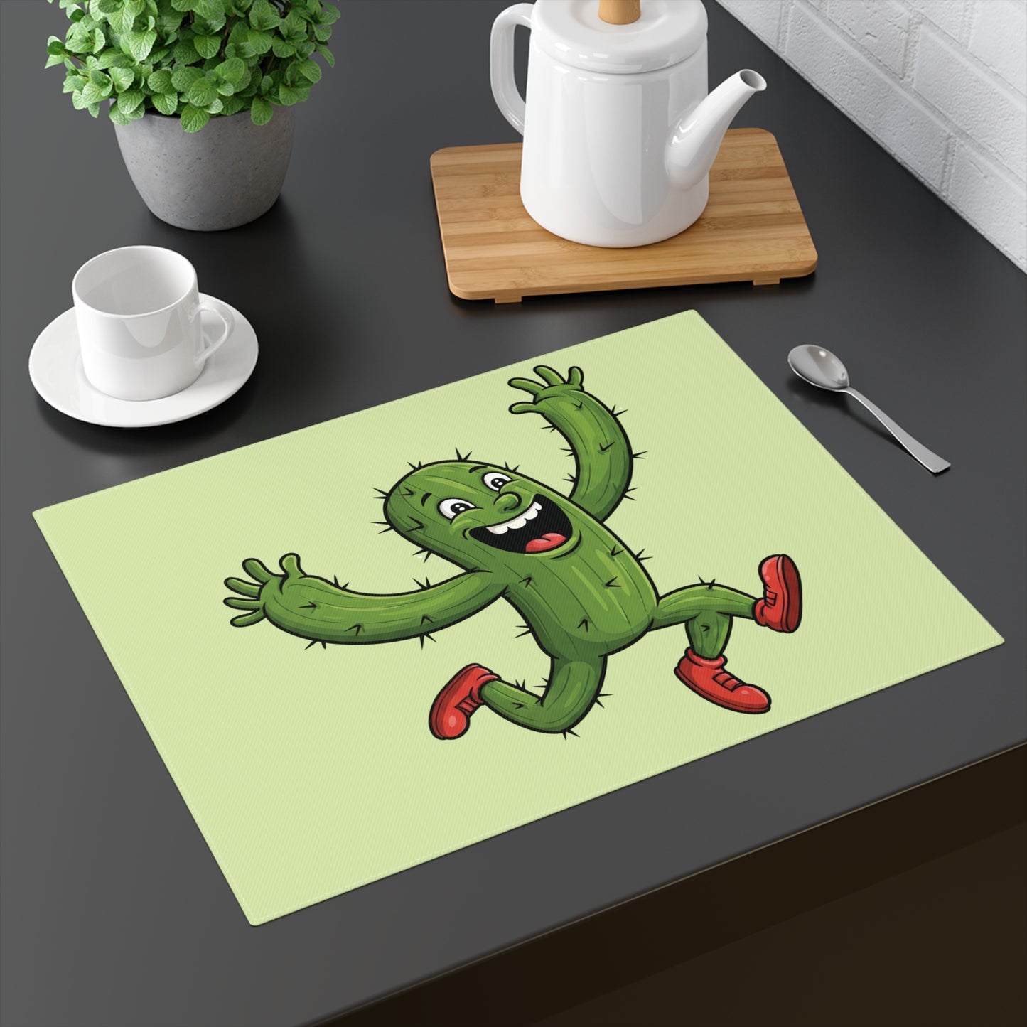 The Great Escape: The Running Cactus Designer Placemat