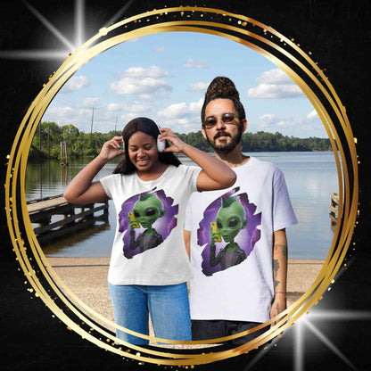 Alien Punk Sci-Fi Streetwear Tee - Cyberpunk Graphic Shirt