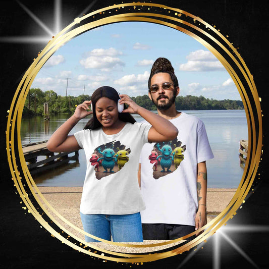 Unisex Alien Dancer T-Shirt - Unique Space Design