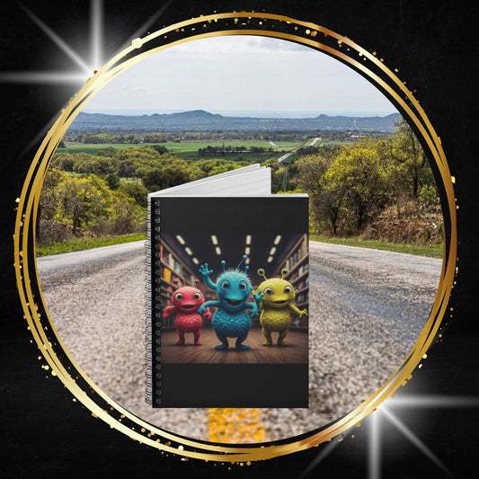 Alien Dancers Spiral Notebook - A Fun & Friendly Journal for Your Brightest Ideas