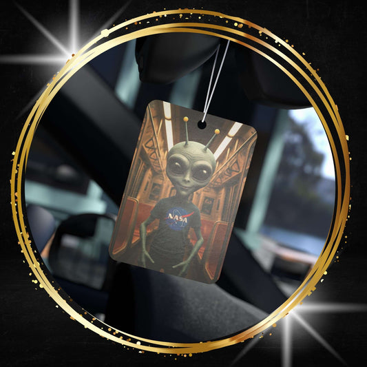 NASA Alien in Subway Car Freshener - NYC Vibe & Long-Lasting Scent