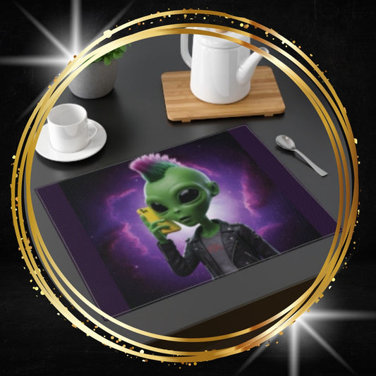 The "Intergalactic Roaming" Punk Alien Placemat