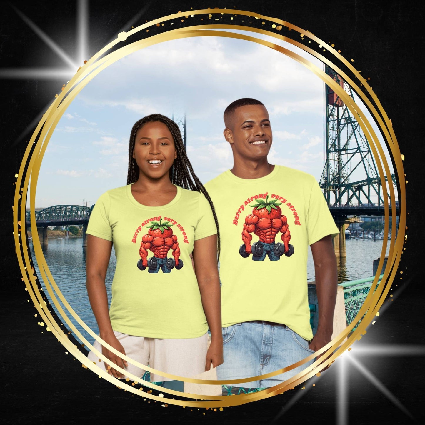 Berry Strong T-Shirt: The Ultimate Funny Gym Shirt