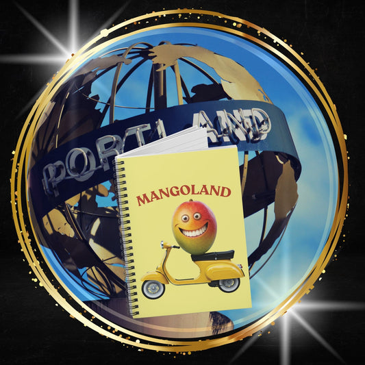 The Mango "Mangoland" Spiral Notebook: Your Cool Travel Journal & Aesthetic Daily Planner