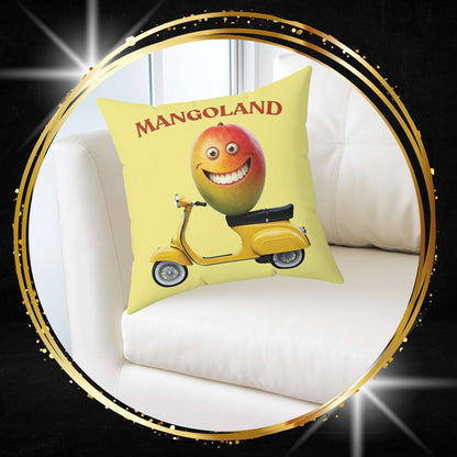 The Golden Escape: The Mangoland Scooter Journey Pillow