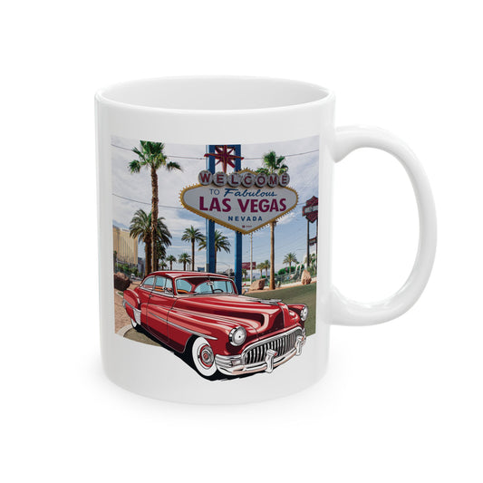 Buick 1950s Vintage Car Mug - Iconic American Classic Coffee Cup