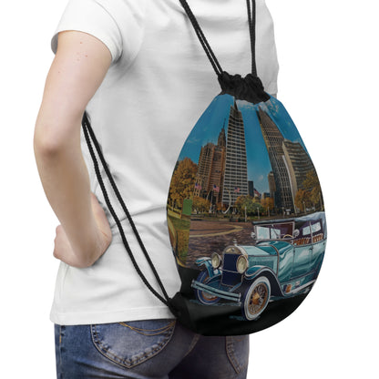 Buick Doctor Coupe 1920s Drawstring Bag: Vintage Car & Roaring Twenties Cinema Style
