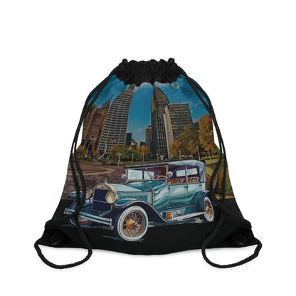 Buick Doctor Coupe 1920s Drawstring Bag: Vintage Car & Roaring Twenties Cinema Style One size