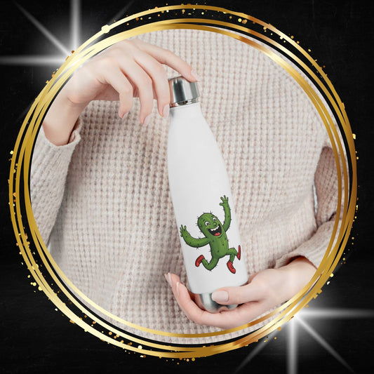 Stay Hydrated on the Go with Our Fun Running Cactus Water Bottle: Your Eco-Friendly Companion for Daily Adventures!