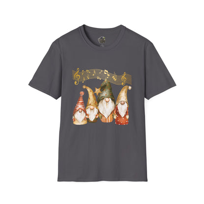 Four Gnomes Unisex T-Shirt: A Symphony of Whimsy & Wonder Charcoal