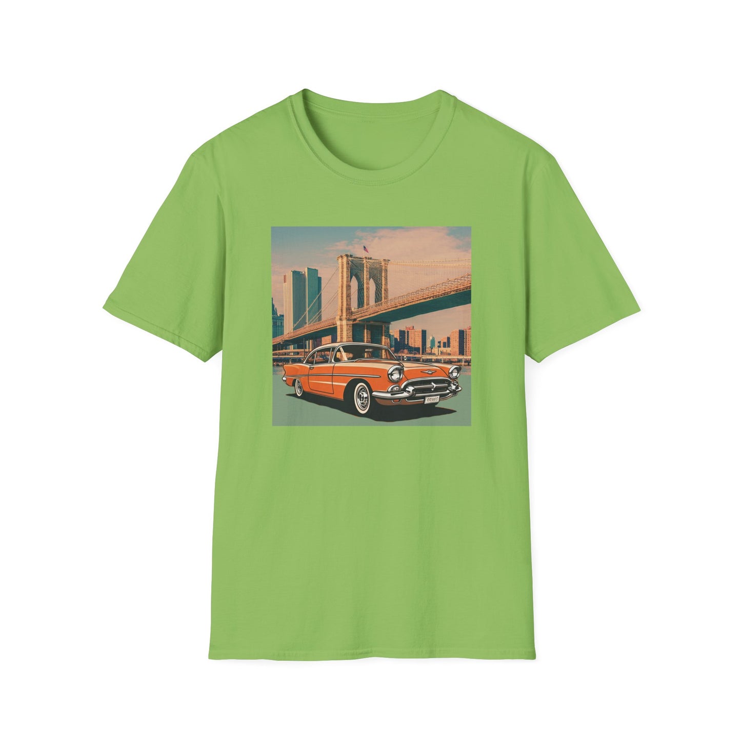 Chevrolet Bel-Air Unisex T-Shirt - American Classic Car Icon Lime