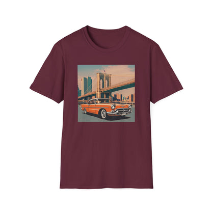 Chevrolet Bel-Air Unisex T-Shirt - American Classic Car Icon Maroon