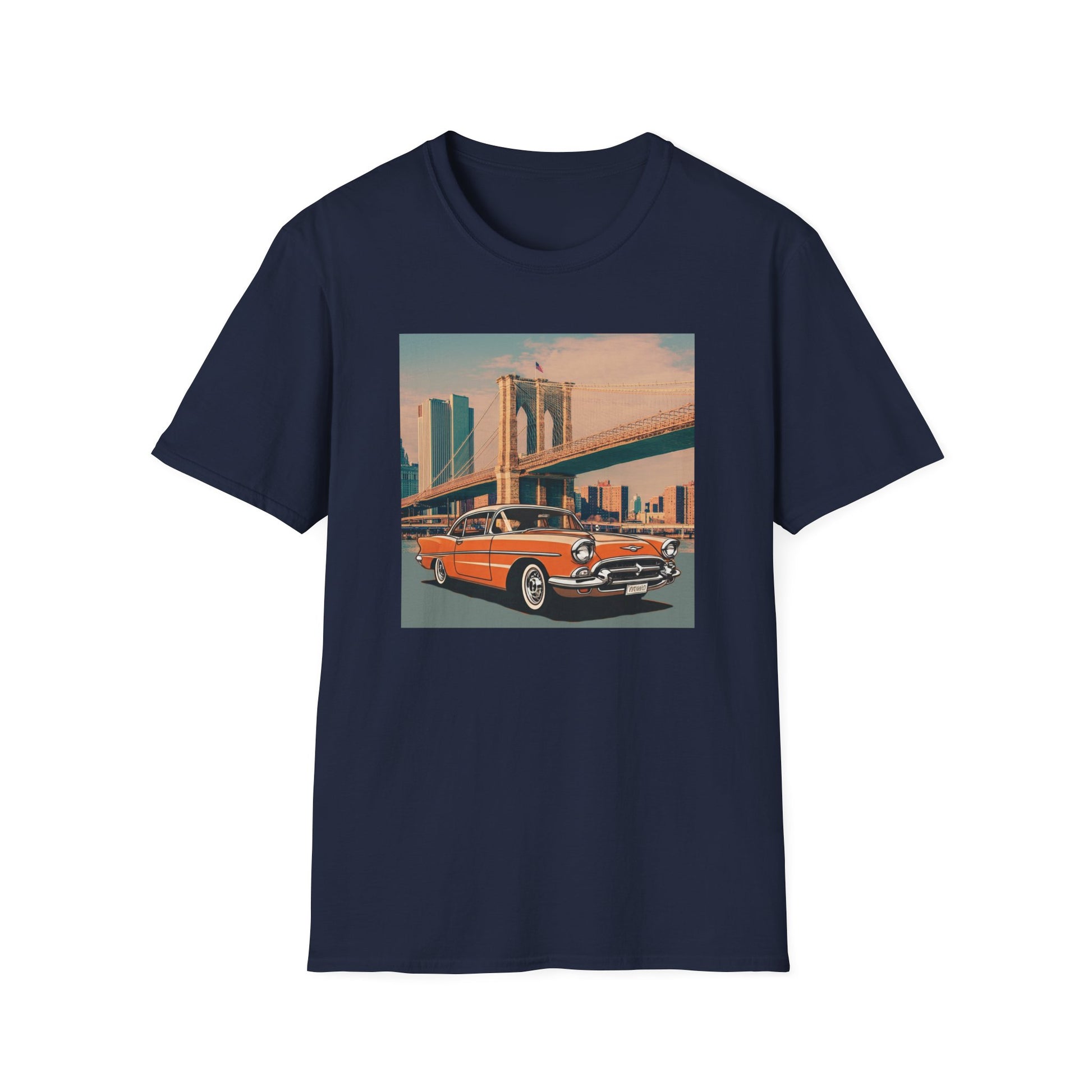 Chevrolet Bel-Air Unisex T-Shirt - American Classic Car Icon Navy