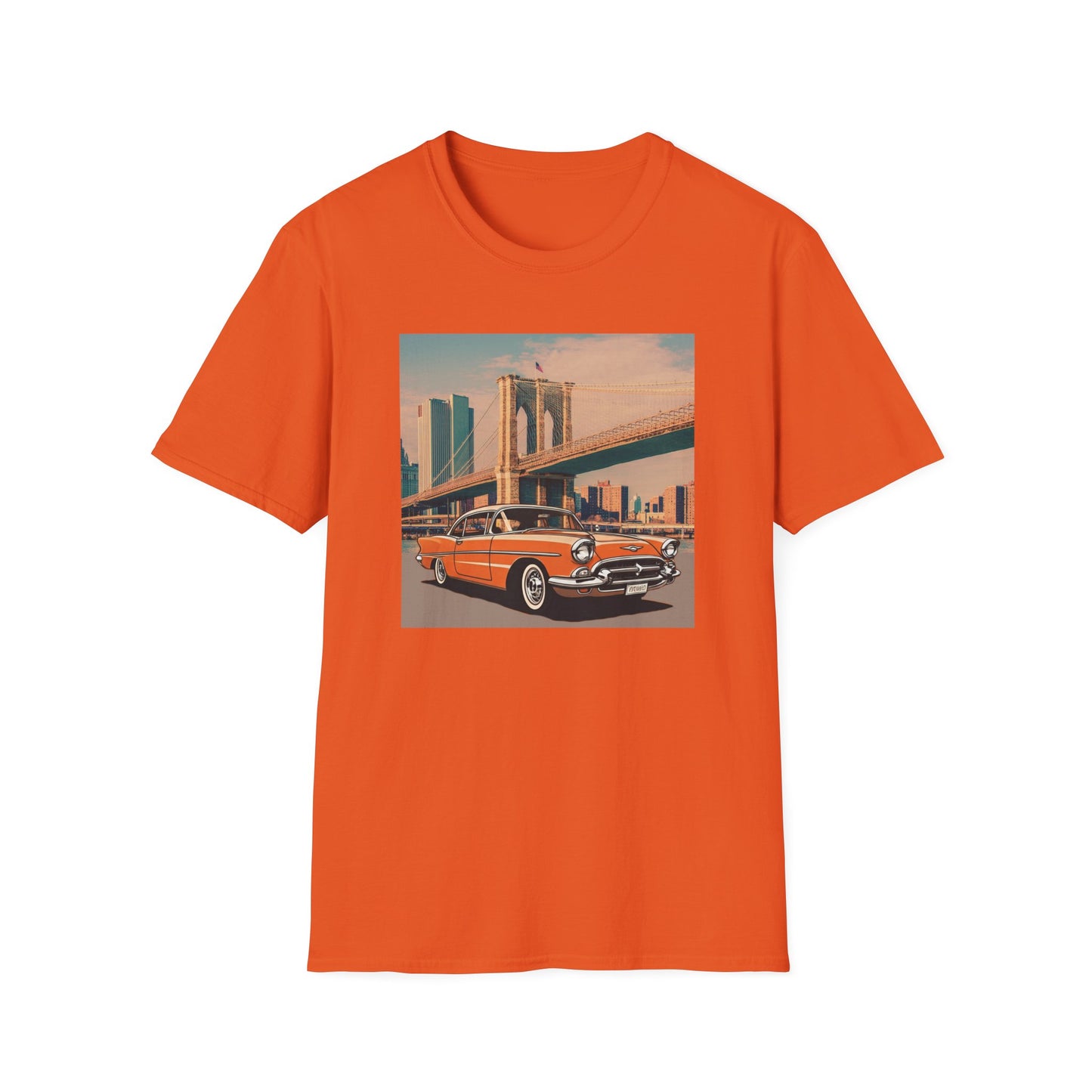 Chevrolet Bel-Air Unisex T-Shirt - American Classic Car Icon Orange